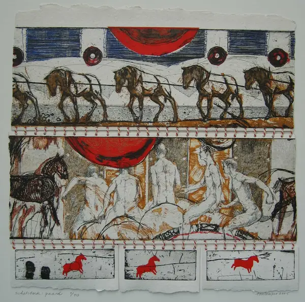 Schetsboek paard